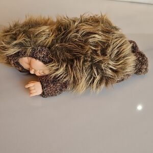 Anne Geddes Brown and Tan Stuffed Animal Plush Toy